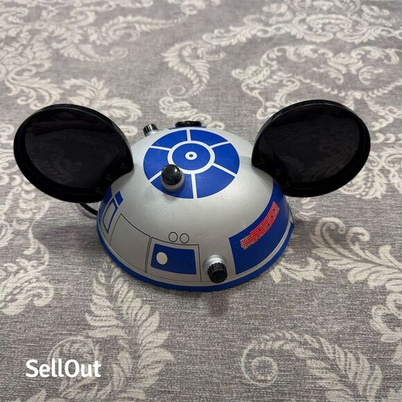 Disney Star Wars R2-D2 Mickey Ears Hat Youth Size 54 CM - Picture 3 of 8